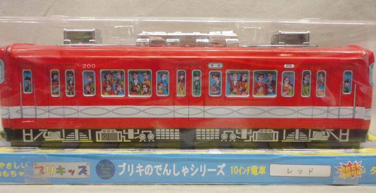 Amazon | ブリキのでんしゃシリーズ 10インチ電車 レッド 未開封